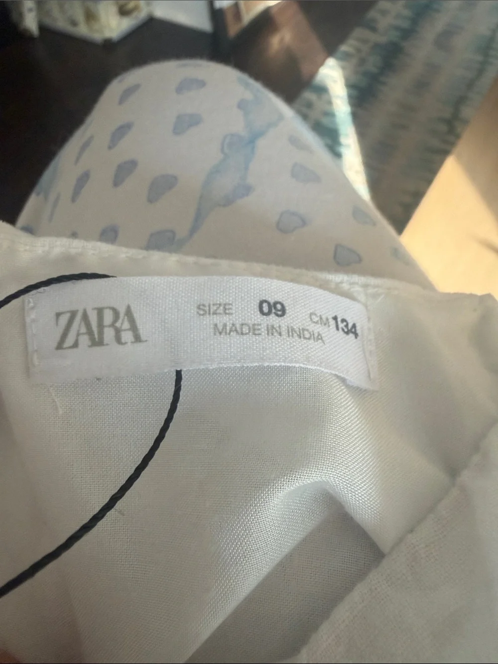 Zara White Eyelet Ruffle Crop Top for Girls